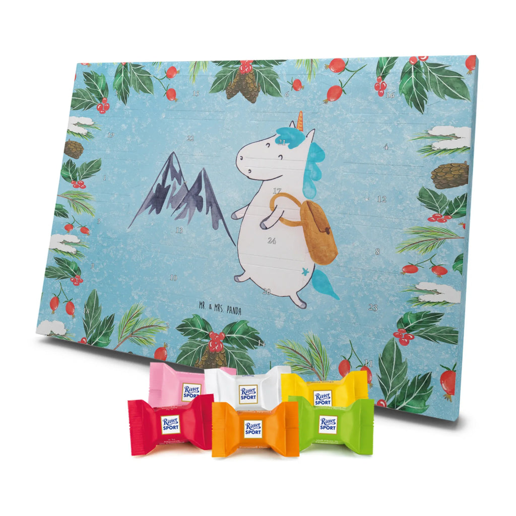 Chocolate advent calendar unicorn climber adventurer, travel, mountaineer, vacation, world traveler, adventure, mountains, world trip, explorer