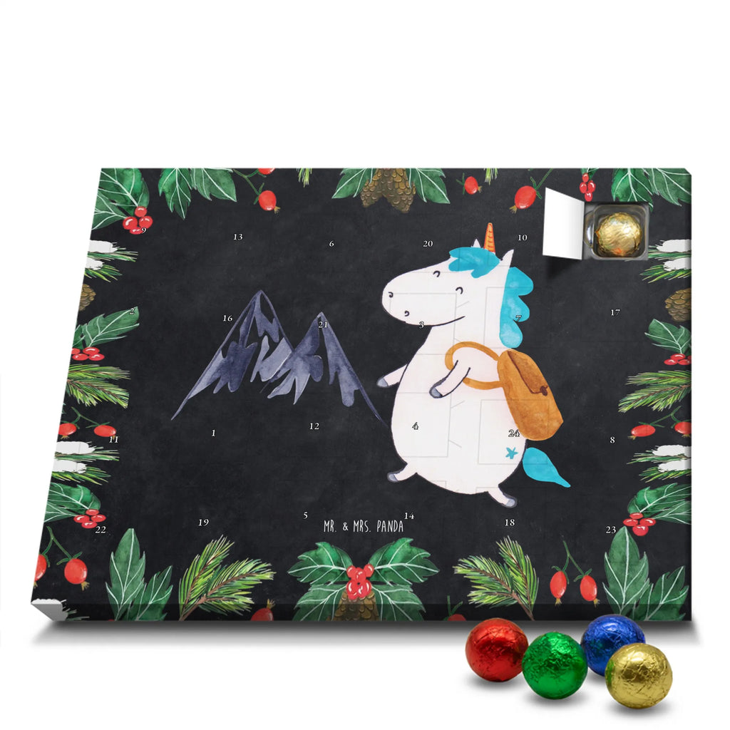 Chocolate advent calendar unicorn climber adventurer, travel, mountaineer, vacation, world traveler, adventure, mountains, world trip, explorer