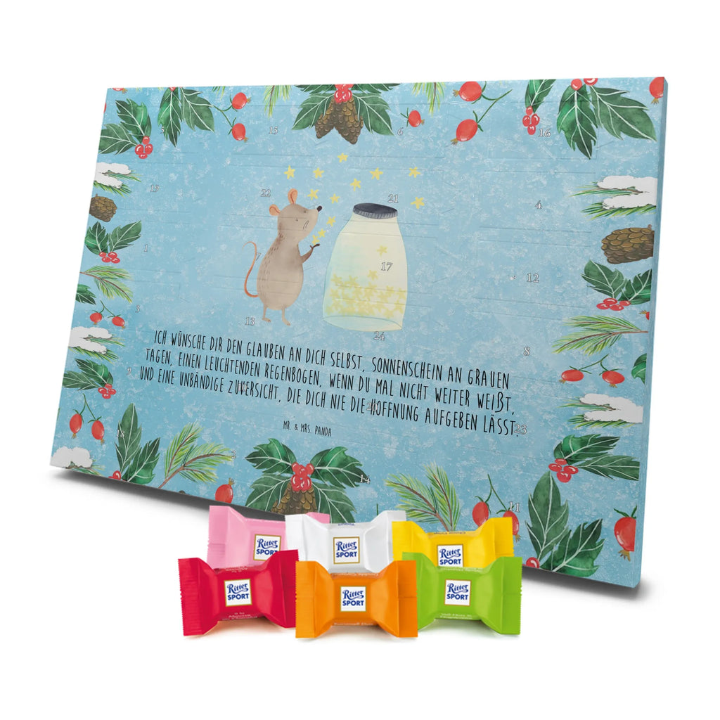 Chocolate advent calendar Mouse Stars gift ideas, gifts, small animals, good mood, cute, funny sayings, cute animal motives, hand drawn, special gifts, card, animal lover, birthday, Mouse, wish, baptism, child birthday, child, first child, stars, baptism gift, pregnancy, hope, birth