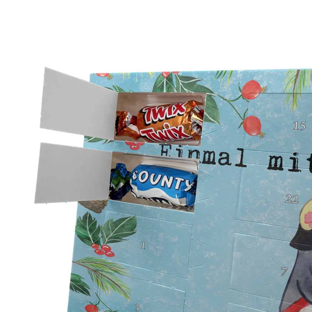 Chocolate advent calendar Firewoman Passion gift, sayings, gift idea, best, farewell gift, passing exam, anniversary, retirement, promotion, job start, profession