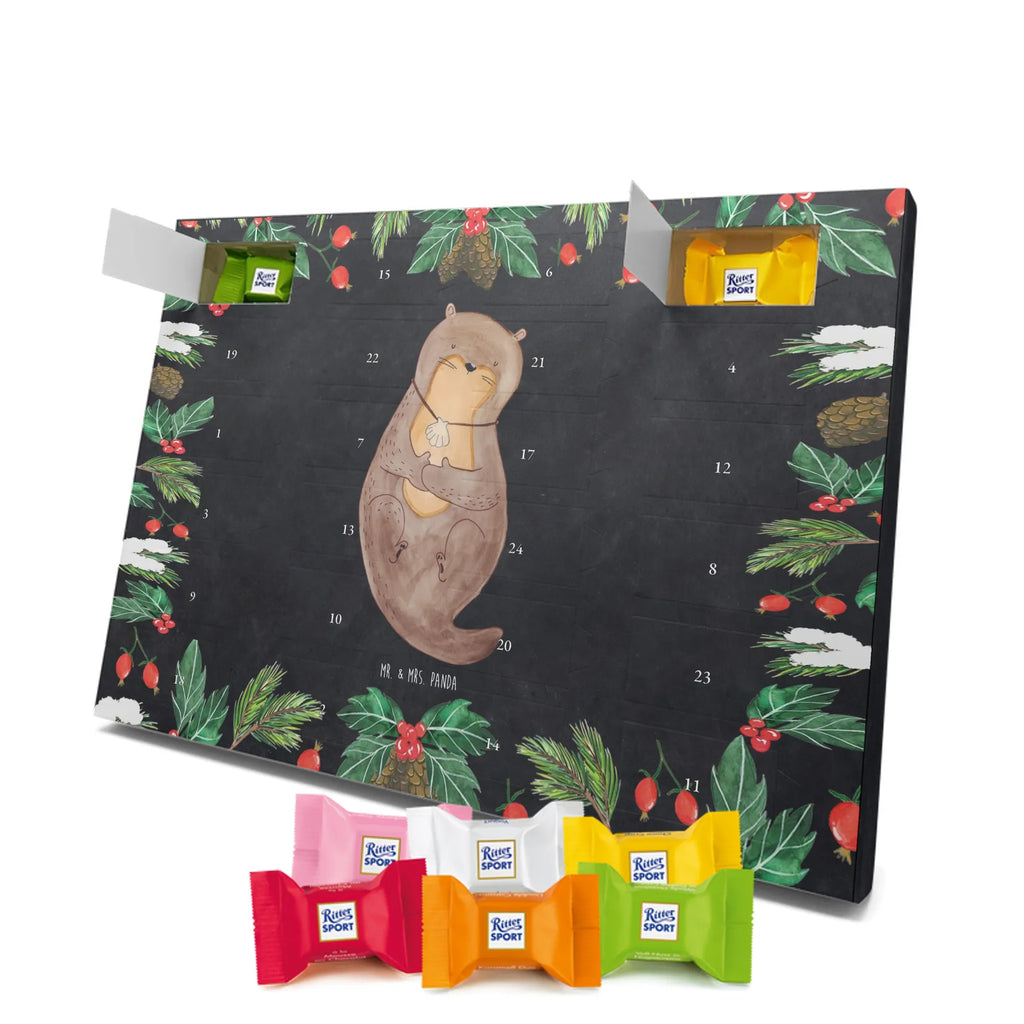 Chocolate advent calendar otter shell mammal, predator, gifts for people in love, gift ideas for animal lovers, animal, aquatic animal, marten, otter gifts, water mammal, water, water animal, sea otter, animal lover, European otter, baby otter, dreaming, daydreaming, brooding, otter love