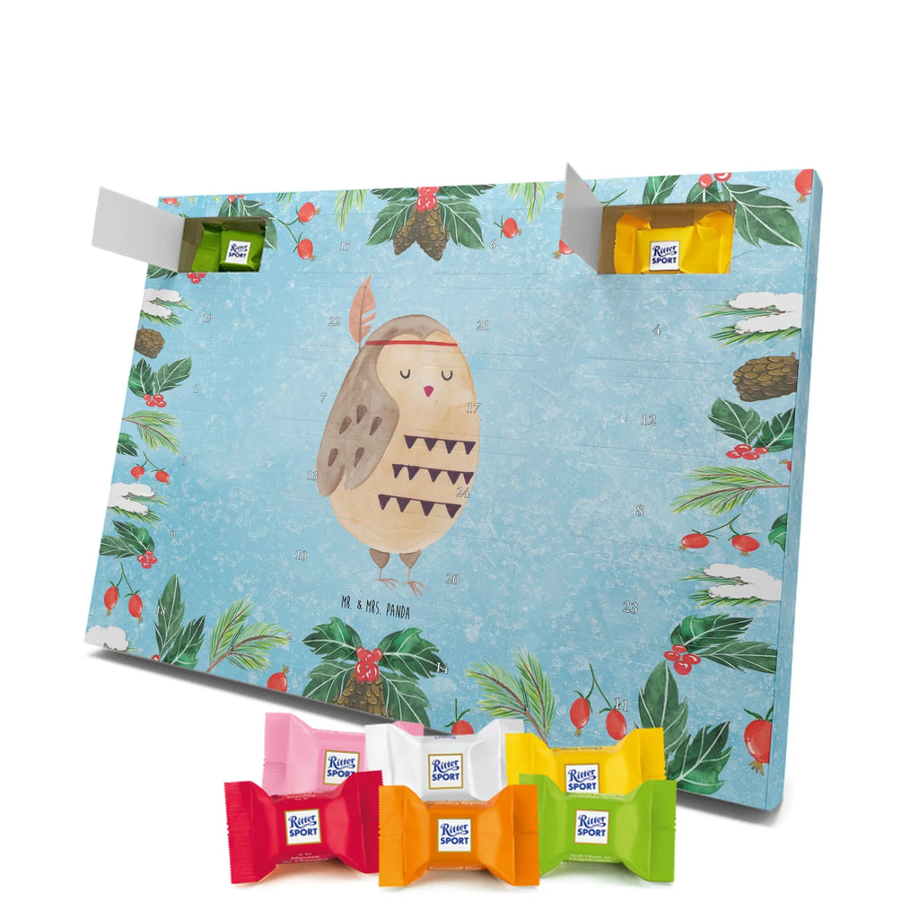 Chocolate advent calendar Owl feather headdress illustrated, nocturnal, romantic gift, gift ideas, birthday present, forest animal, bird, owl decor, Indian saying, Owl decoration, Life is an adventure, Feather decoration, Travel saying, Decoration, Beautiful saying