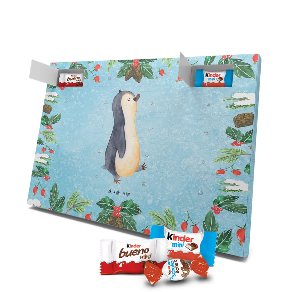 Chocolate advent calendar Penguin march North Pole, Penguins, penguins, late riser, early riser