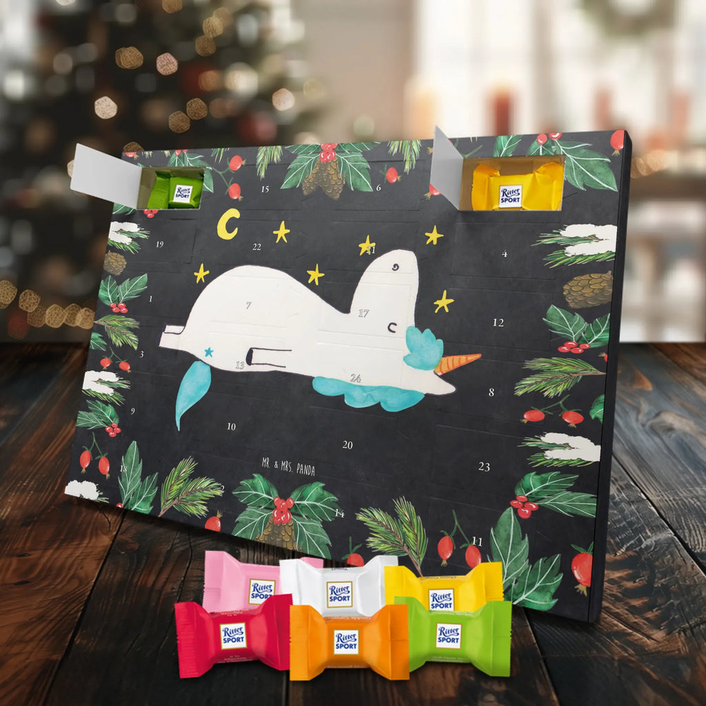 Chocolate advent calendar unicorn starry sky stars, girlfriend gift, heaven, girlfriend present