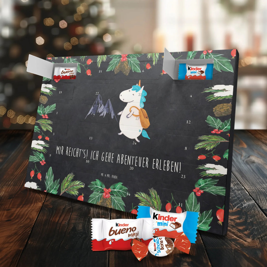 Chocolate advent calendar unicorn climber adventurer, travel, mountaineer, vacation, world traveler, adventure, mountains, world trip, explorer