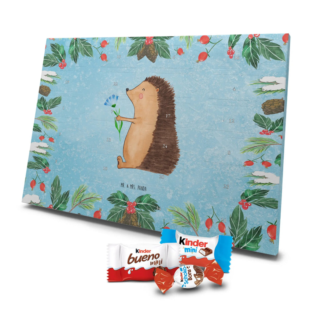 Chocolate advent calendar Hedgehog Flower gift ideas, gifts, small animals, good mood, cute, funny sayings, cute animal motives, hand drawn, special gifts, card, animal lover, hospital, illness, get well soon, recovery wishes, sick, visit