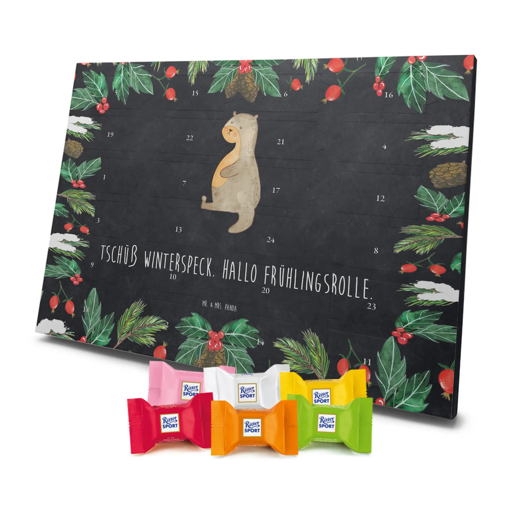 Chocolate advent calendar otter Belly mammal, predator, gifts for people in love, gift ideas for animal lovers, animal, aquatic animal, marten, otter gifts, water mammal, water, water animal, sea otter, animal lover, European otter, baby otter, Otter Sea Otter Lake Otter