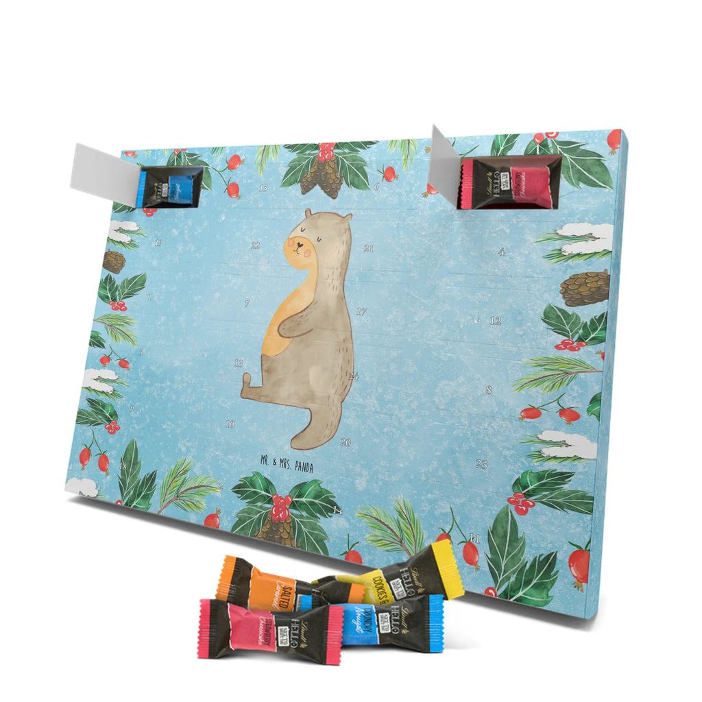 Chocolate advent calendar otter Belly mammal, predator, gifts for people in love, gift ideas for animal lovers, animal, aquatic animal, marten, otter gifts, water mammal, water, water animal, sea otter, animal lover, European otter, baby otter, Otter Sea Otter Lake Otter