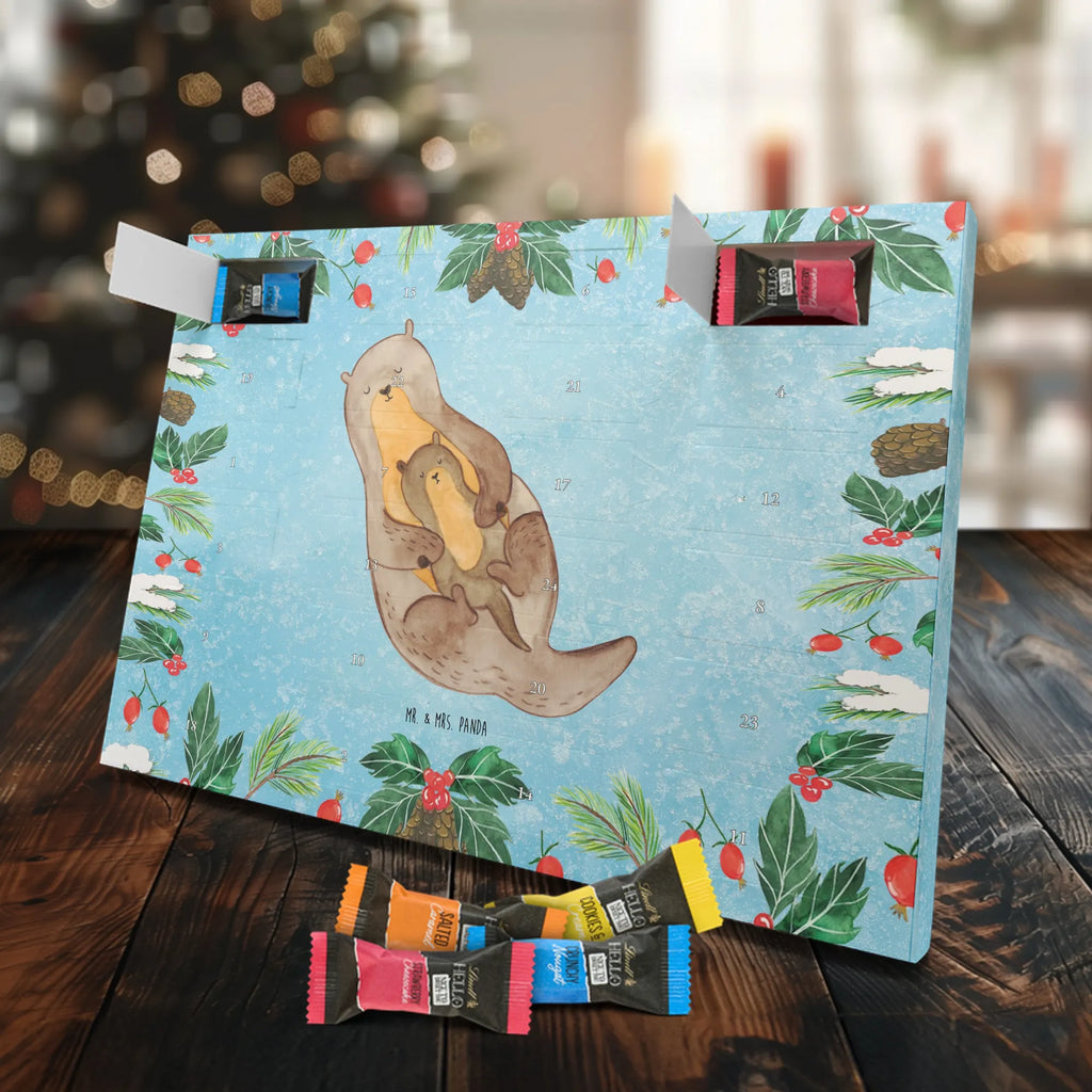 Chocolate advent calendar otter child mammal, predator, gifts for people in love, gift ideas for animal lovers, animal, aquatic animal, marten, otter gifts, water mammal, water, water animal, sea otter, animal lover, European otter, baby otter, Otter Sea Otter Lake Otter