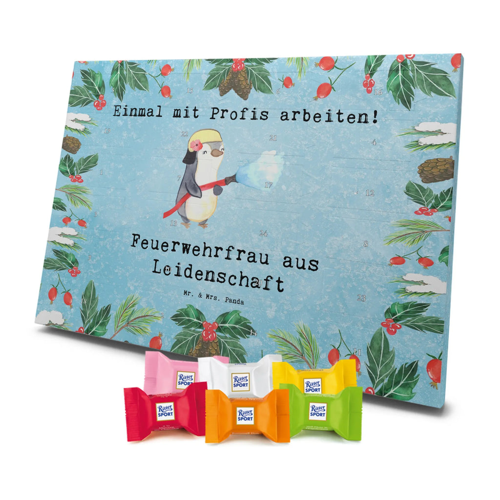 Chocolate advent calendar Firewoman Passion gift, sayings, gift idea, best, farewell gift, passing exam, anniversary, retirement, promotion, job start, profession