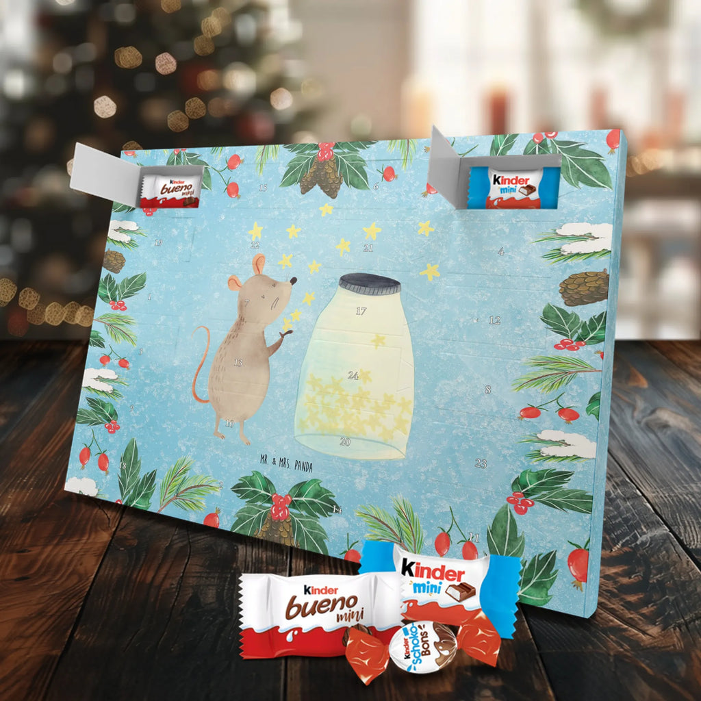 Chocolate advent calendar Mouse Stars gift ideas, gifts, small animals, good mood, cute, funny sayings, cute animal motives, hand drawn, special gifts, card, animal lover, birthday, Mouse, wish, baptism, child birthday, child, first child, stars, baptism gift, pregnancy, hope, birth