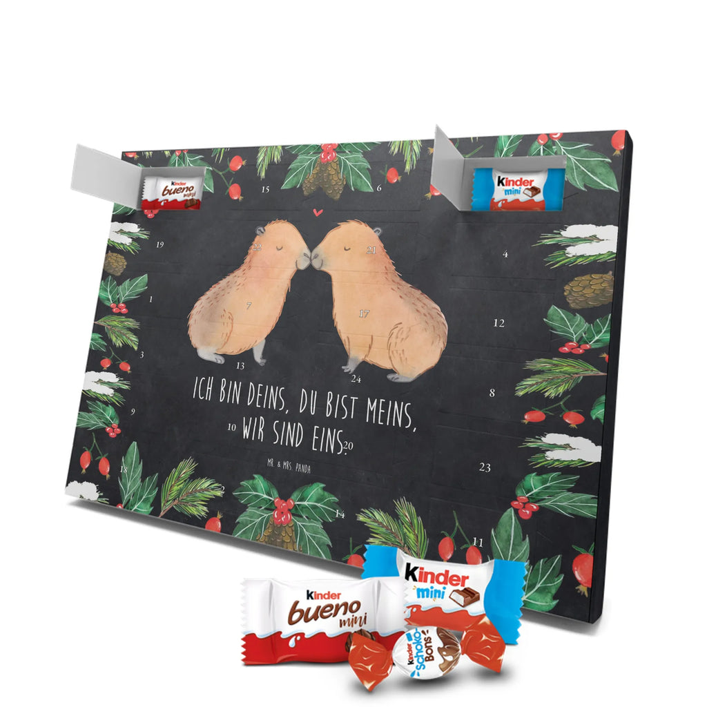 Chocolate advent calendar Capybara love card, gift ideas, gifts, animal lover, special gifts, cute animal motives, hand drawn, small animals, good mood, cute, funny sayings