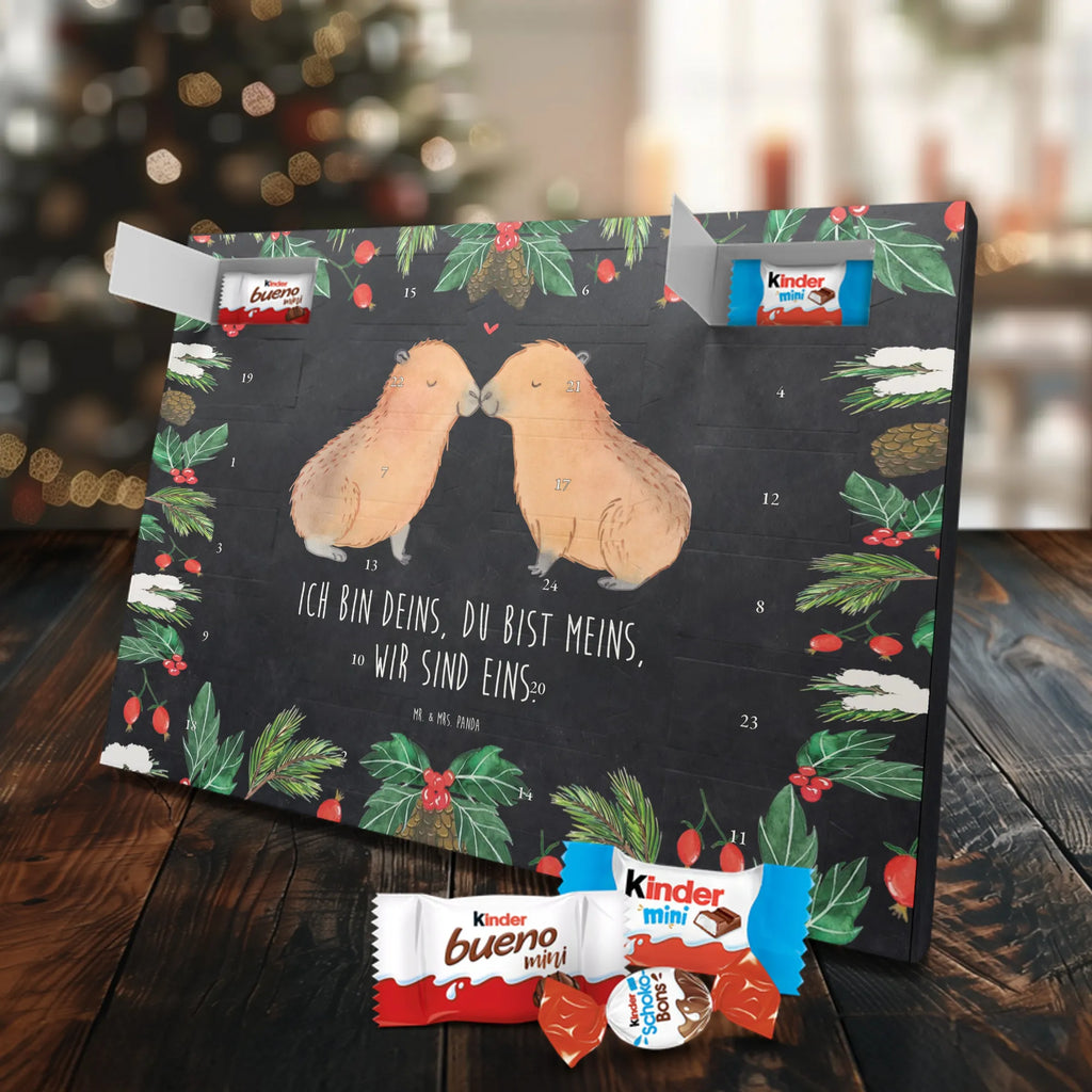 Chocolate advent calendar Capybara love card, gift ideas, gifts, animal lover, special gifts, cute animal motives, hand drawn, small animals, good mood, cute, funny sayings