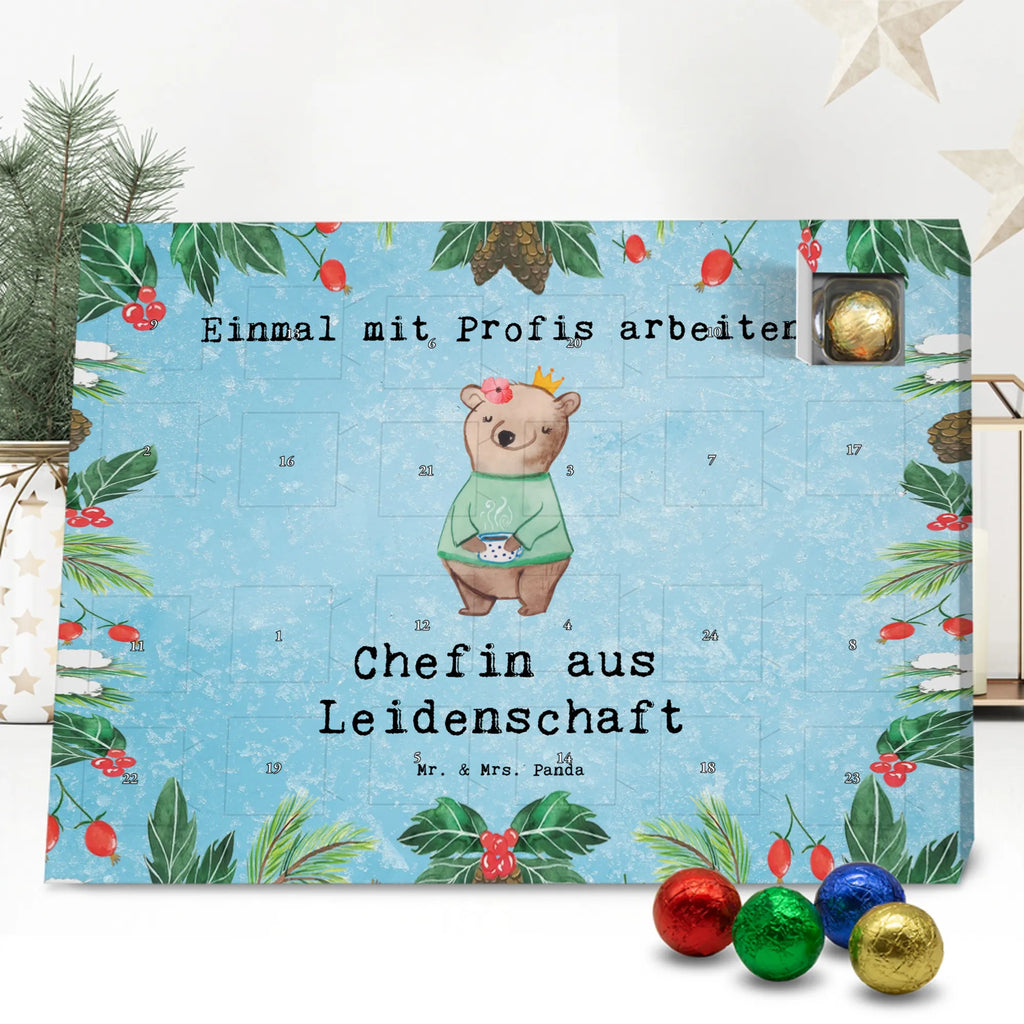 Chocolate advent calendar Boss Lady Passion gift, sayings, gift idea, best, farewell gift, passing exam, anniversary, retirement, promotion, job start, profession