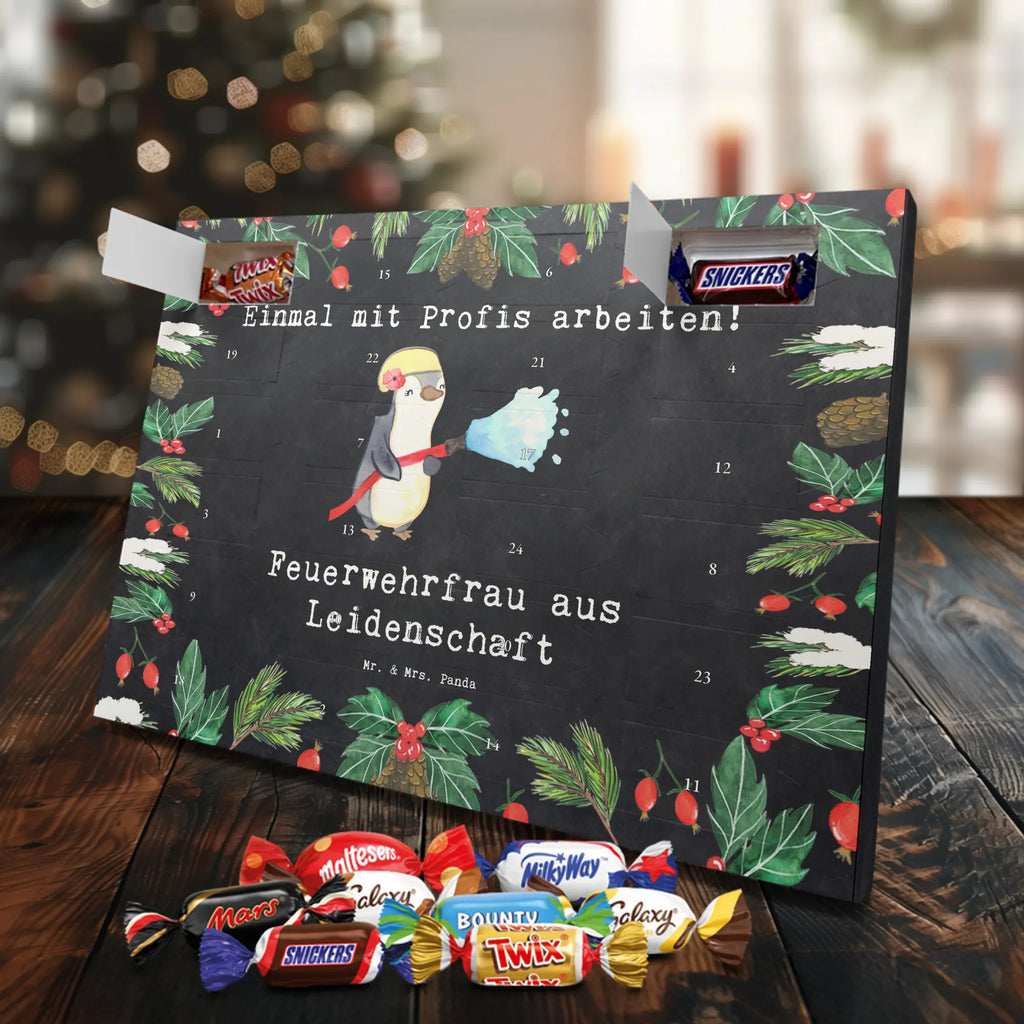 Chocolate advent calendar Firewoman Passion gift, sayings, gift idea, best, farewell gift, passing exam, anniversary, retirement, promotion, job start, profession