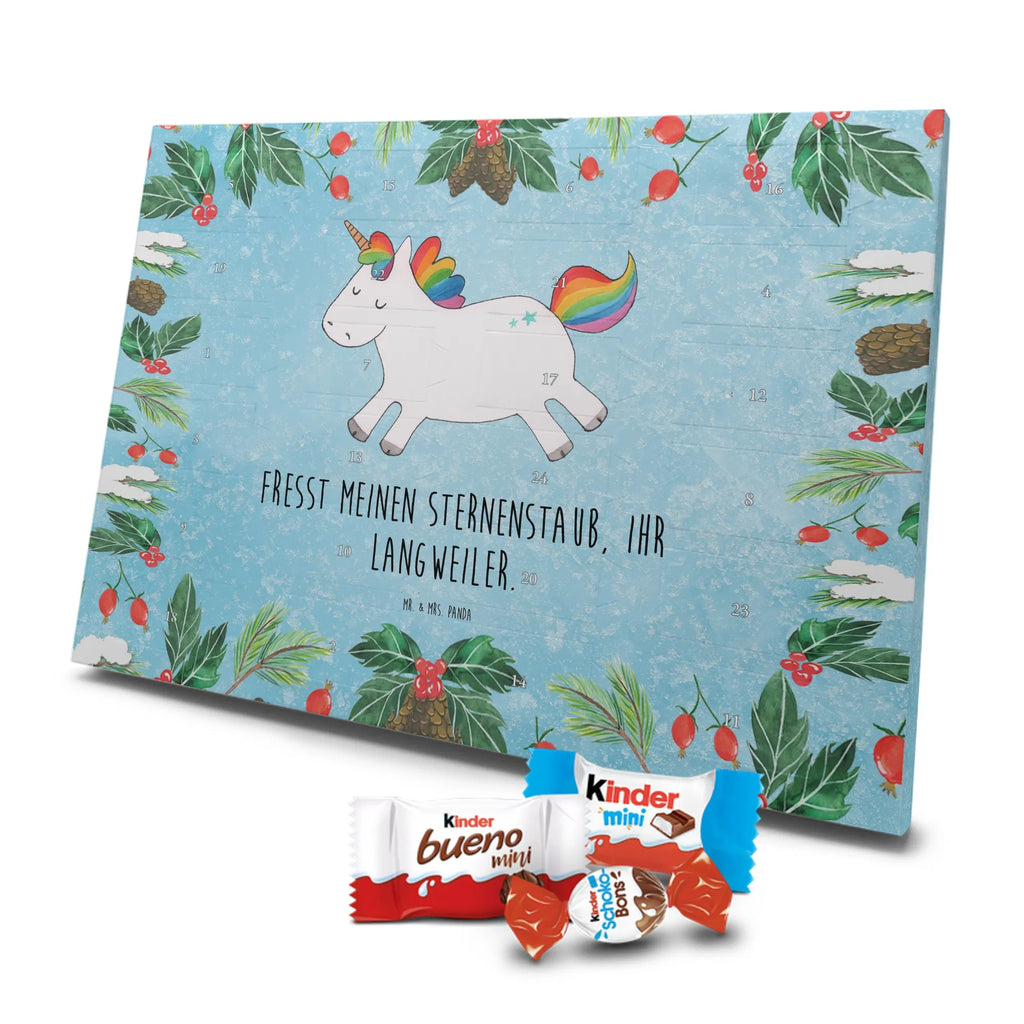 Chocolate advent calendar unicorn happy joy of life, fun, cheerful, joy