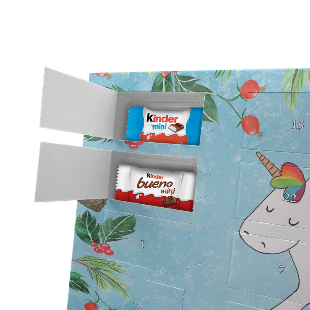 Chocolate advent calendar unicorn happy joy of life, fun, cheerful, joy