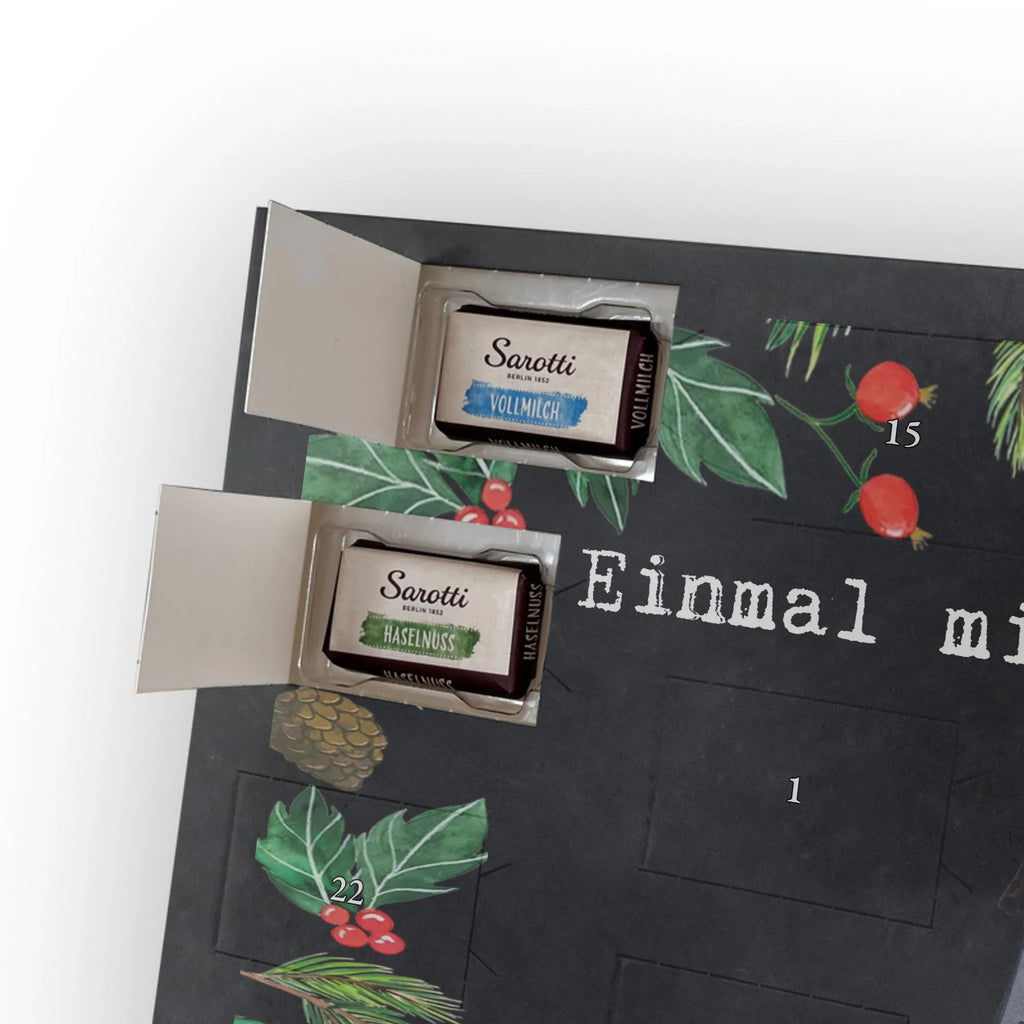 Chocolate advent calendar Firewoman Passion gift, sayings, gift idea, best, farewell gift, passing exam, anniversary, retirement, promotion, job start, profession