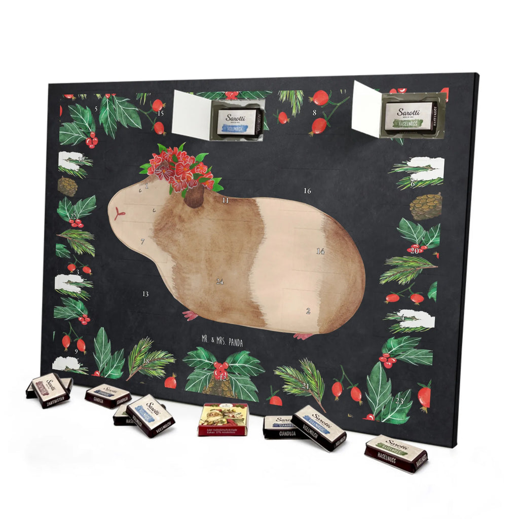 Chocolate advent calendar Guinea pig wisdom gift ideas, gifts, small animals, good mood, cute, funny sayings, cute animal motives, hand drawn, special gifts, card, animal lover, wonderland, flower child, reality, guinea pig, wonder, wisdom, saying