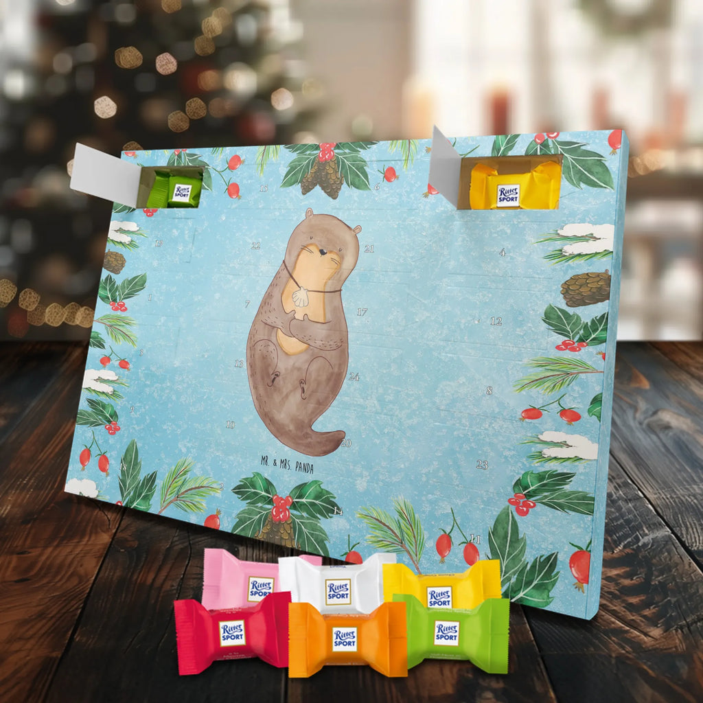 Chocolate advent calendar otter shell mammal, predator, gifts for people in love, gift ideas for animal lovers, animal, aquatic animal, marten, otter gifts, water mammal, water, water animal, sea otter, animal lover, European otter, baby otter, dreaming, daydreaming, brooding, otter love