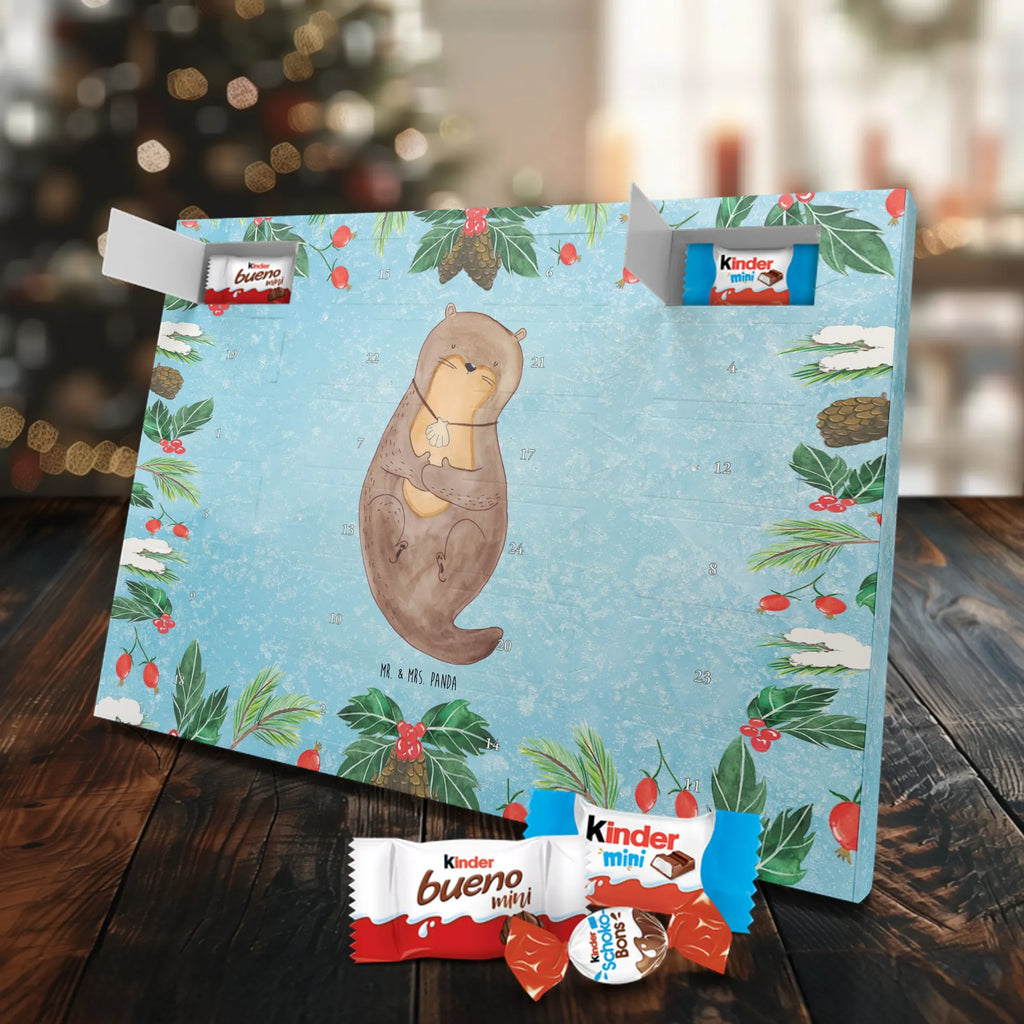 Chocolate advent calendar otter shell mammal, predator, gifts for people in love, gift ideas for animal lovers, animal, aquatic animal, marten, otter gifts, water mammal, water, water animal, sea otter, animal lover, European otter, baby otter, dreaming, daydreaming, brooding, otter love