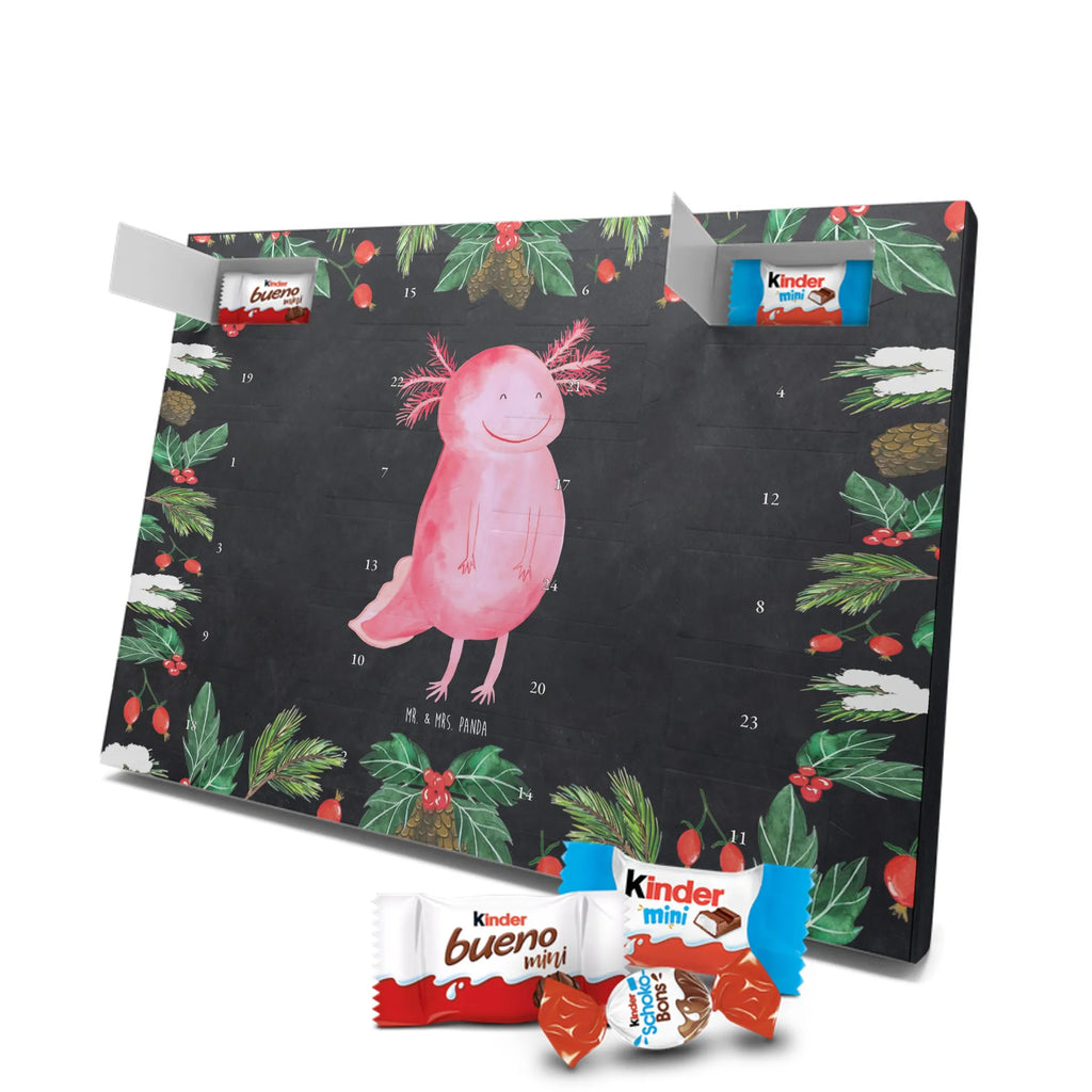 Chocolate advent calendar axolotl Happy Mexican walking fish, Axelotl, marine animals, salamander, amphibian, good mood, tail