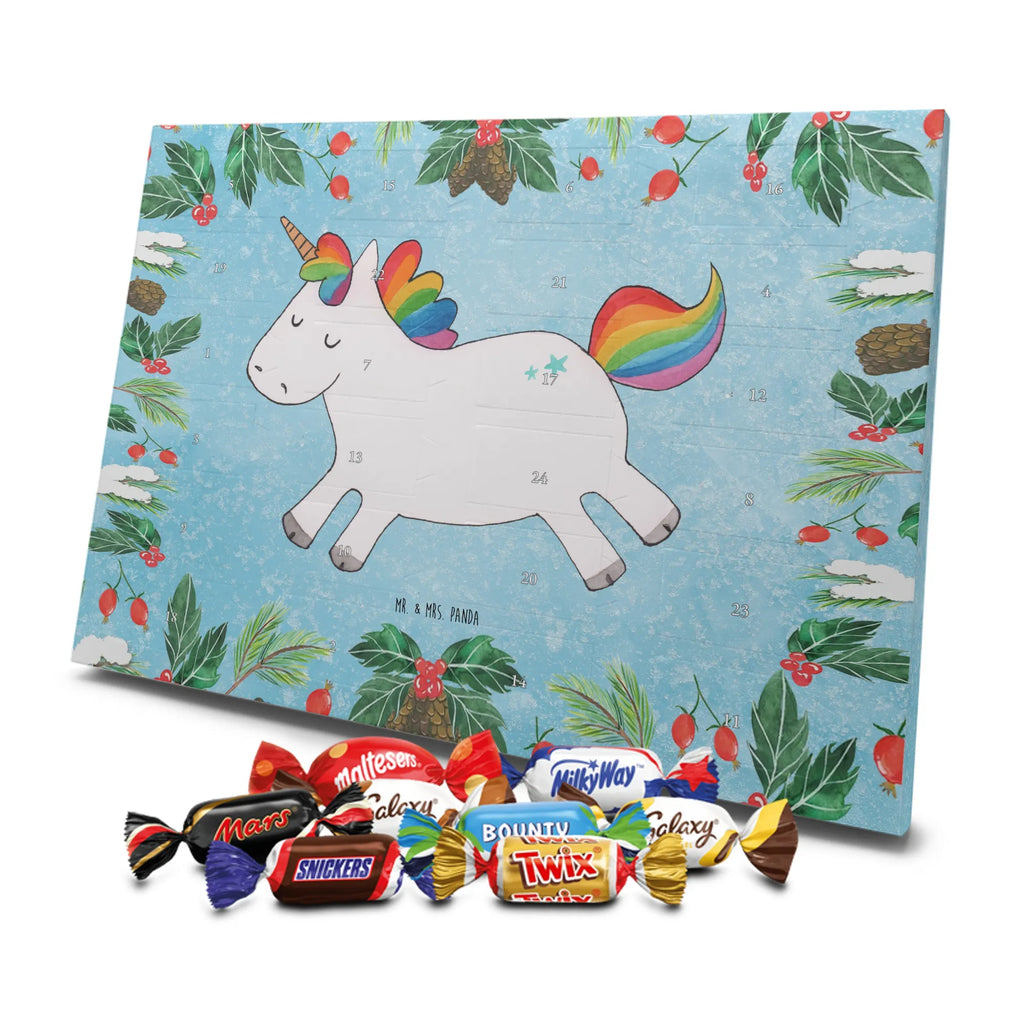 Chocolate advent calendar unicorn happy joy of life, fun, cheerful, joy