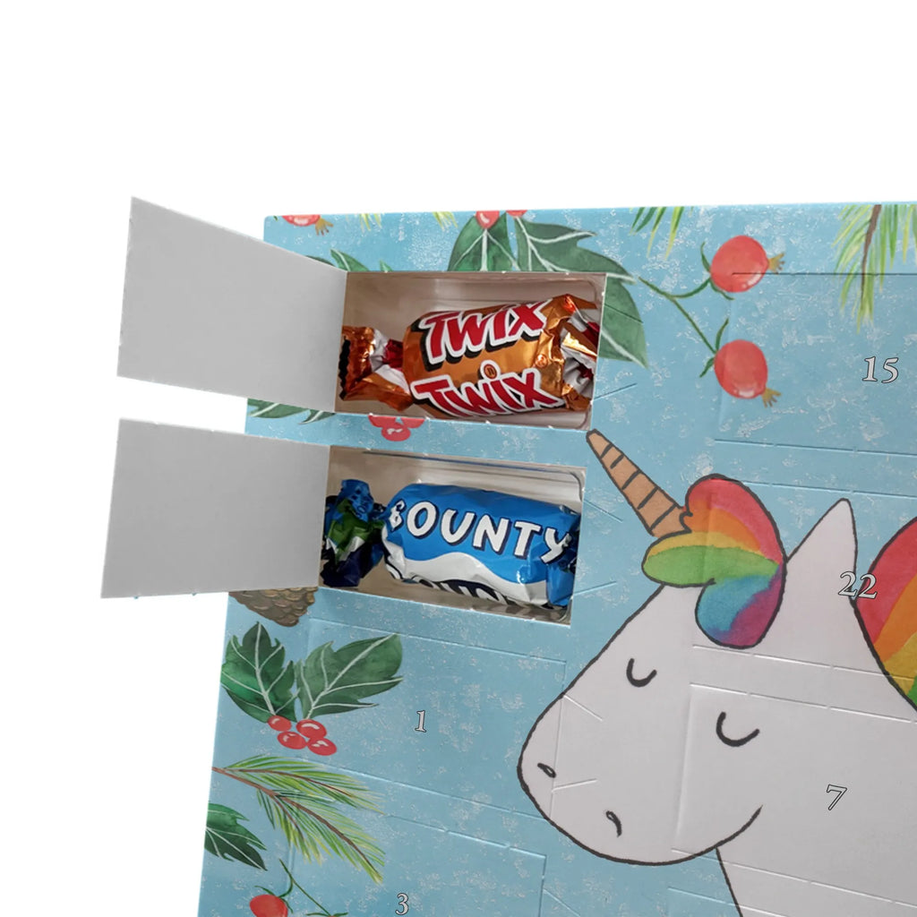 Chocolate advent calendar unicorn happy joy of life, fun, cheerful, joy