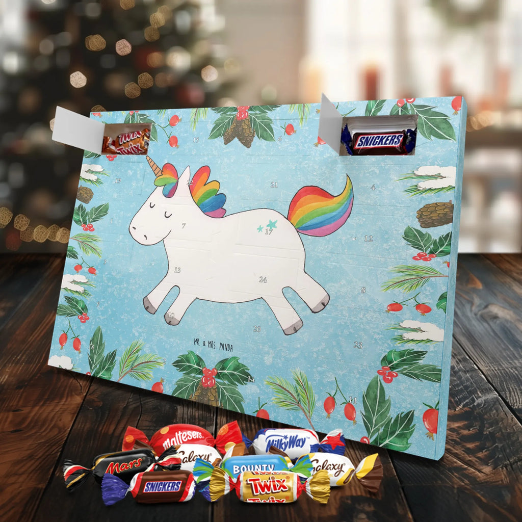 Chocolate advent calendar unicorn happy joy of life, fun, cheerful, joy