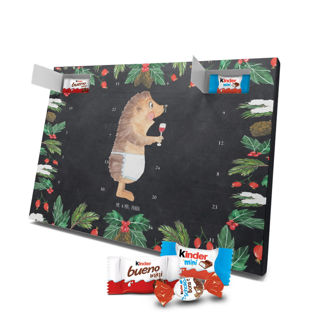 Chocolate advent calendar Hedgehog wine gift ideas, gifts, small animals, good mood, cute, funny sayings, cute animal motives, hand drawn, special gifts, card, animal lover, white wine, wine glass, drinking wine, red wine, wine saying, wine decoration, gift wine drinker, gift wine lover