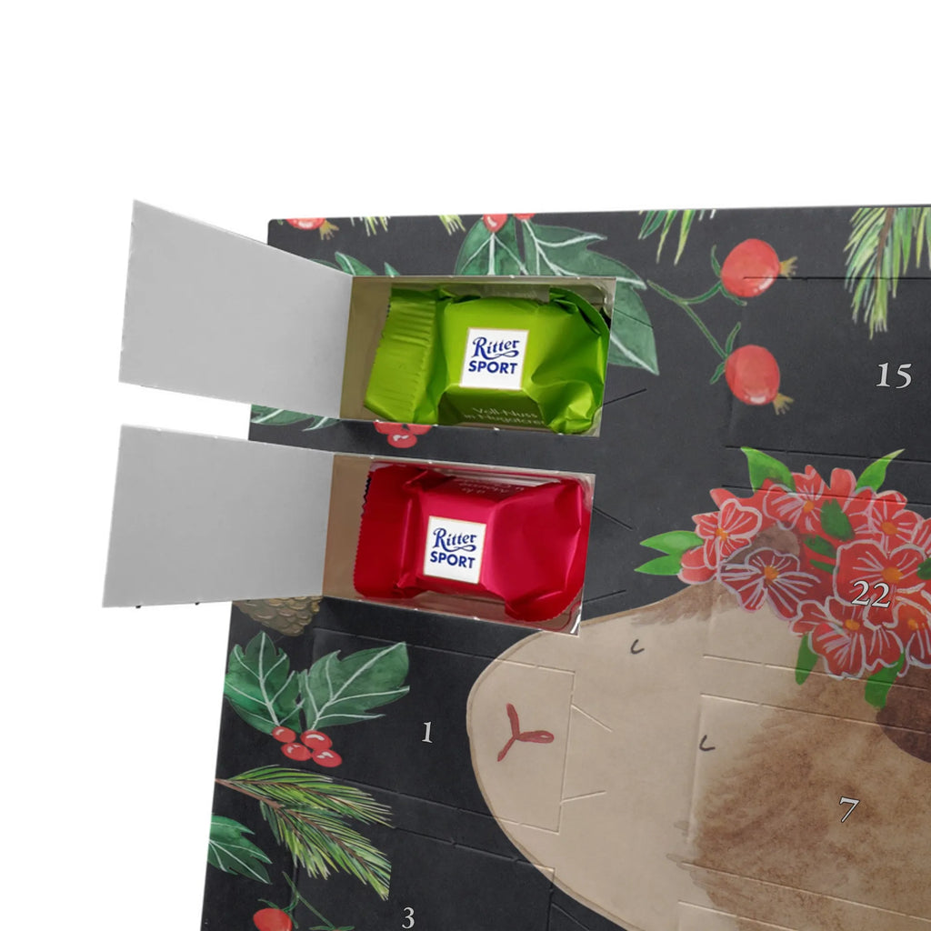 Chocolate advent calendar Guinea pig wisdom gift ideas, gifts, small animals, good mood, cute, funny sayings, cute animal motives, hand drawn, special gifts, card, animal lover, wonderland, flower child, reality, guinea pig, wonder, wisdom, saying