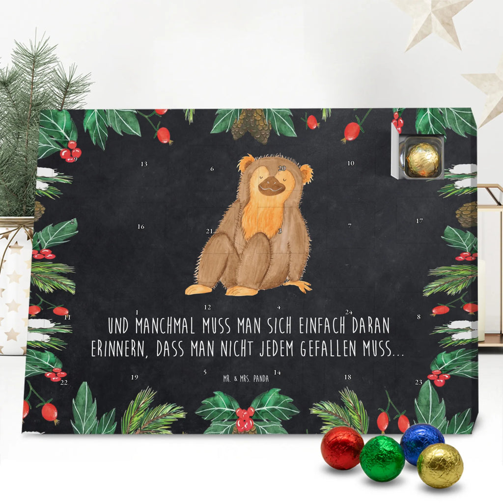 Chocolate advent calendar Monkey Africa, monkey, self-confidence, respect, self-esteem, self-love, monkeys