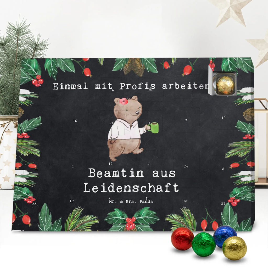 Chocolate advent calendar female civil servant Passion gift, sayings, gift idea, best, farewell gift, passing exam, anniversary, retirement, promotion, job start, profession