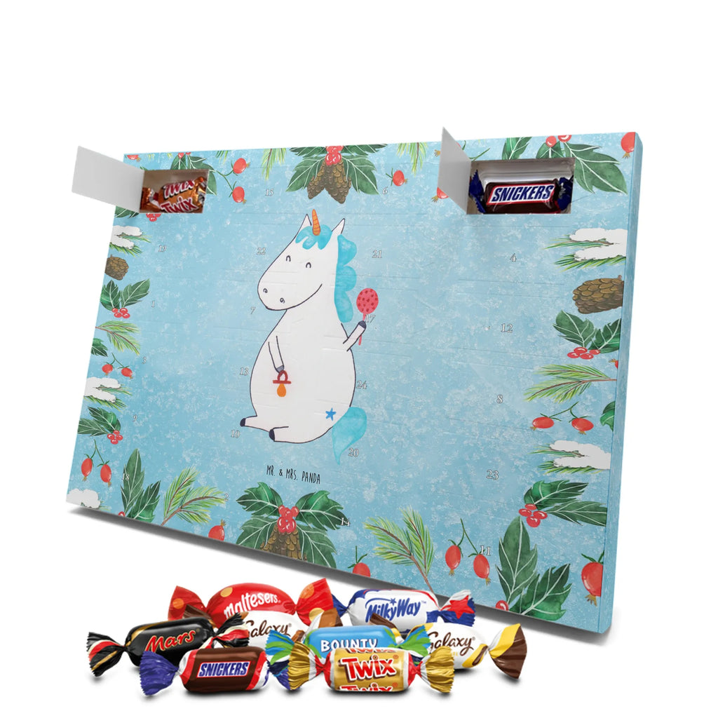 Chocolate advent calendar unicorn infant mother, offspring, first child, baby happiness, birthday, birth present, parents, birth gift, birth
