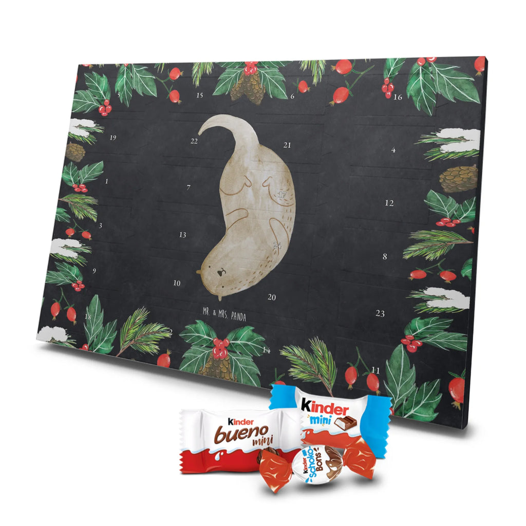 Chocolate advent calendar otter upside down mammal, predator, gifts for people in love, gift ideas for animal lovers, animal, aquatic animal, marten, otter gifts, water mammal, water, water animal, sea otter, animal lover, European otter, baby otter, Otter Sea Otter Lake Otter