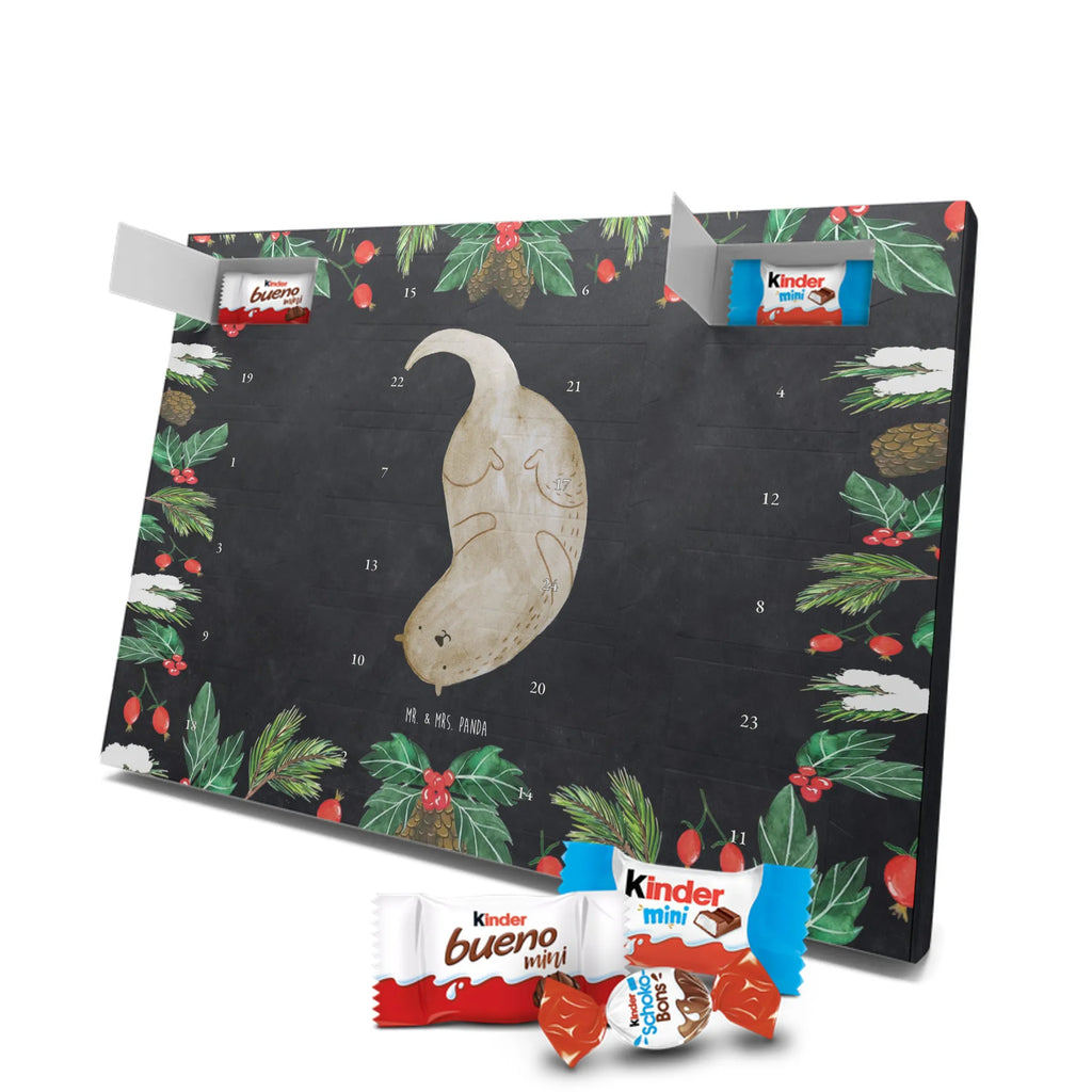 Chocolate advent calendar otter upside down mammal, predator, gifts for people in love, gift ideas for animal lovers, animal, aquatic animal, marten, otter gifts, water mammal, water, water animal, sea otter, animal lover, European otter, baby otter, Otter Sea Otter Lake Otter