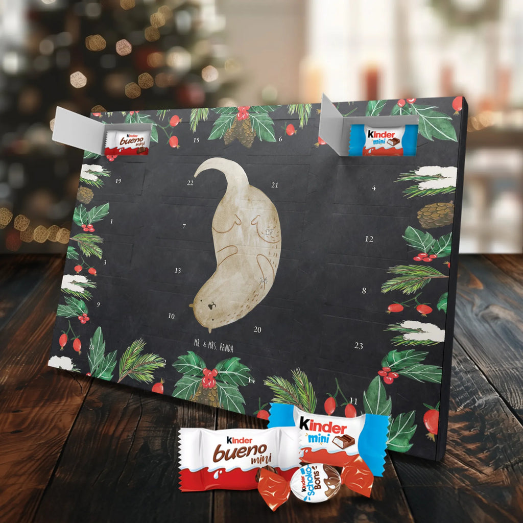 Chocolate advent calendar otter upside down mammal, predator, gifts for people in love, gift ideas for animal lovers, animal, aquatic animal, marten, otter gifts, water mammal, water, water animal, sea otter, animal lover, European otter, baby otter, Otter Sea Otter Lake Otter