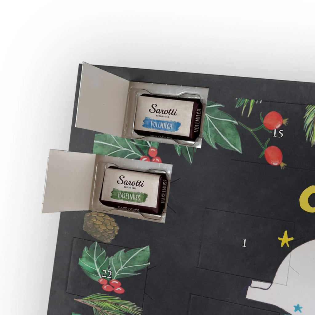 Chocolate advent calendar unicorn starry sky stars, girlfriend gift, heaven, girlfriend present