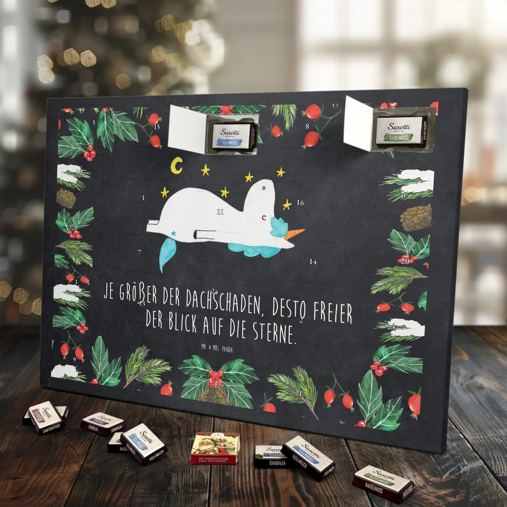 Chocolate advent calendar unicorn starry sky stars, girlfriend gift, heaven, girlfriend present