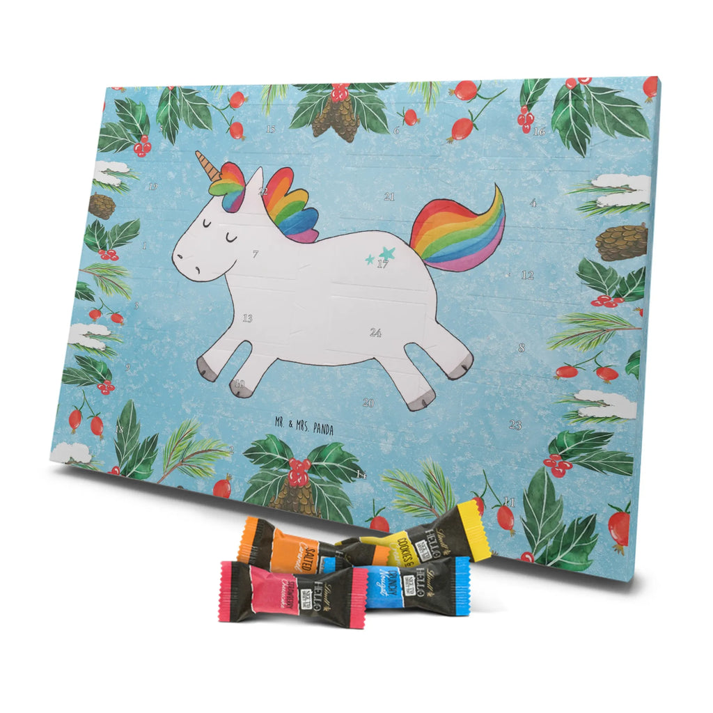 Chocolate advent calendar unicorn happy joy of life, fun, cheerful, joy