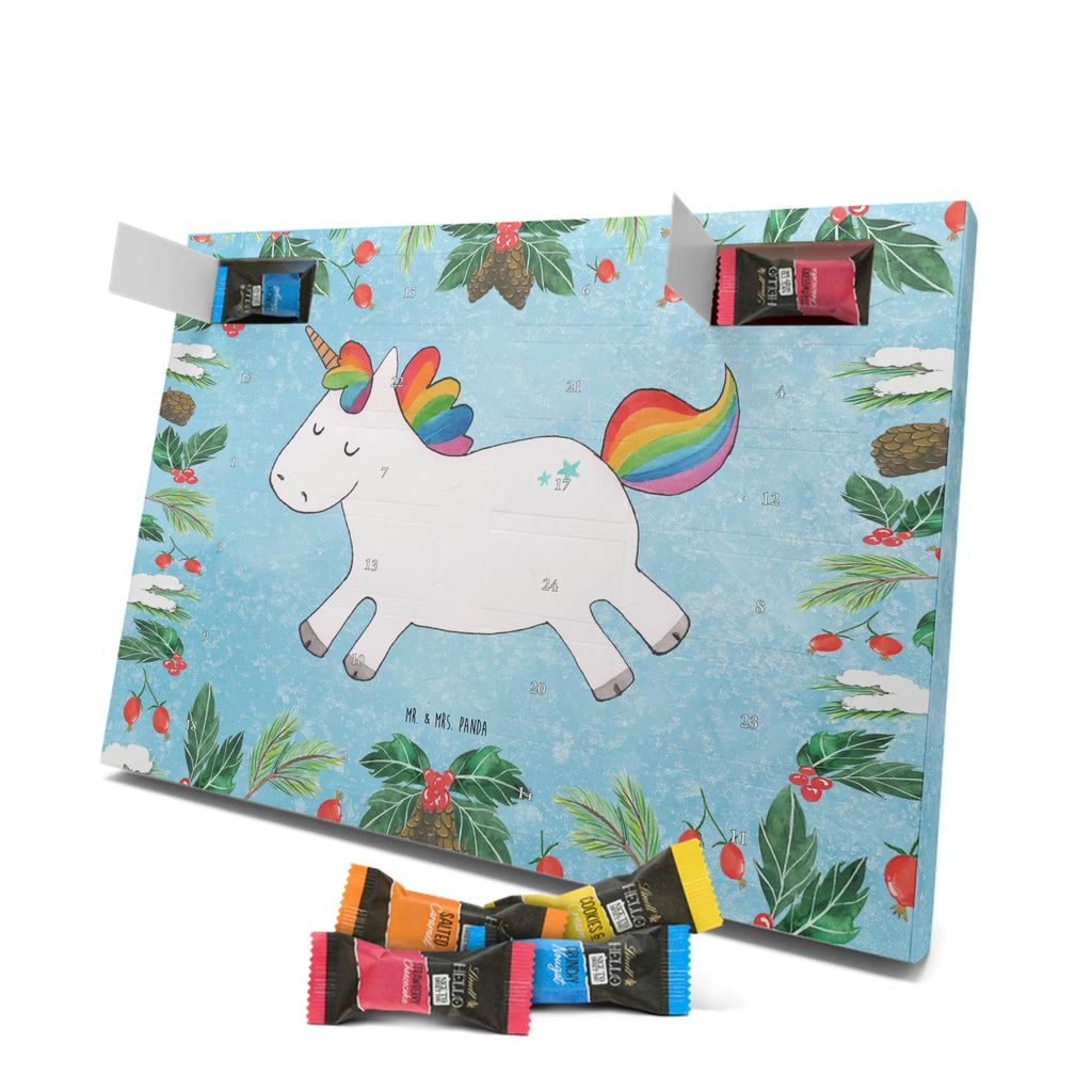 Chocolate advent calendar unicorn happy joy of life, fun, cheerful, joy