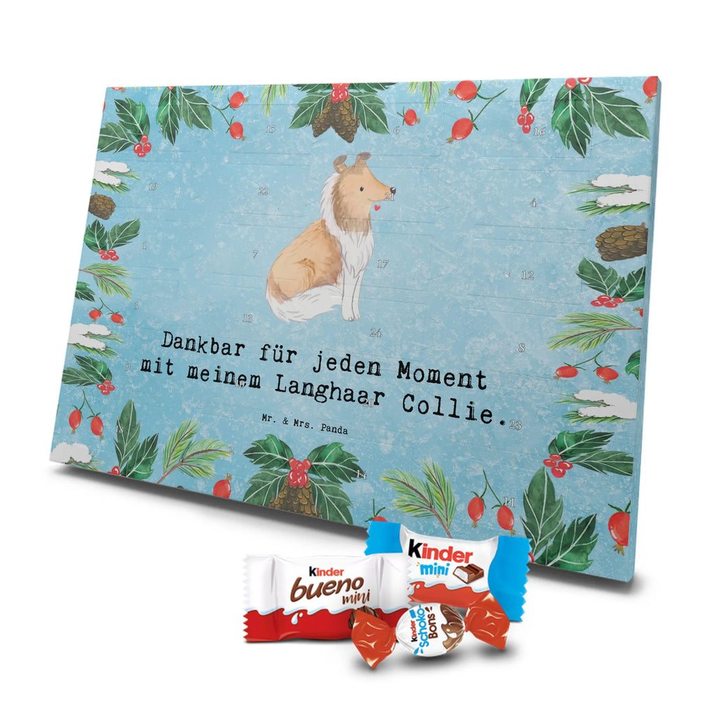 Chocolate advent calendar Long-haired Collie Moment puppy, dog owner, purebred dog, dog breed, giving, animal lover, gift