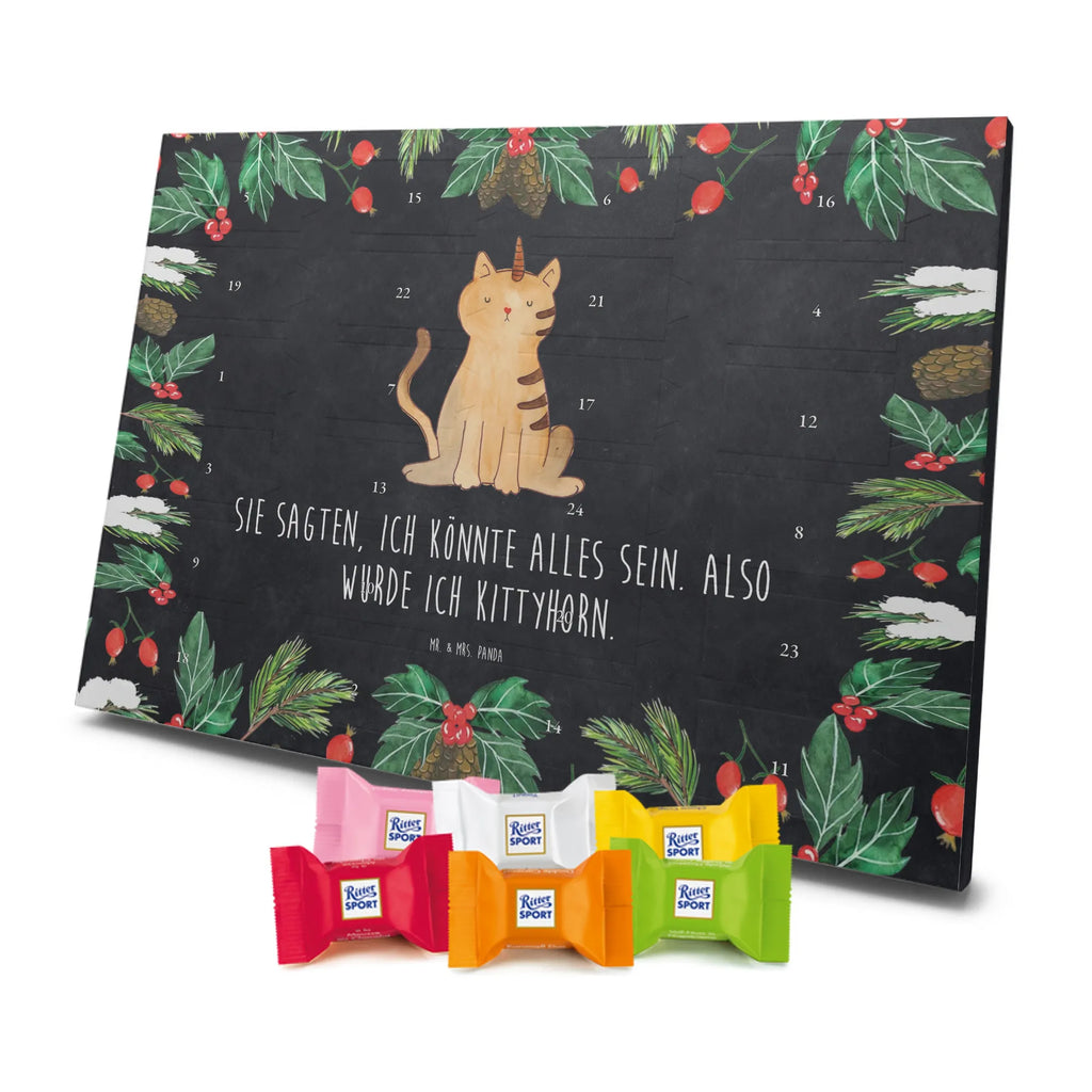 Chocolate advent calendar unicorn Cat Kittycorn, cat gift, cat present, Rainbow, Kitty, cat lover