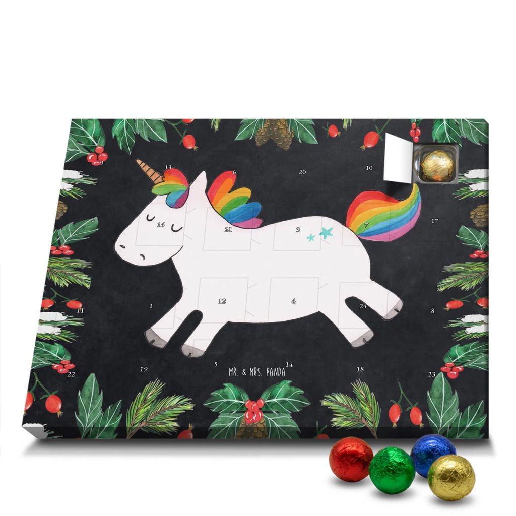 Chocolate advent calendar unicorn happy joy of life, fun, cheerful, joy