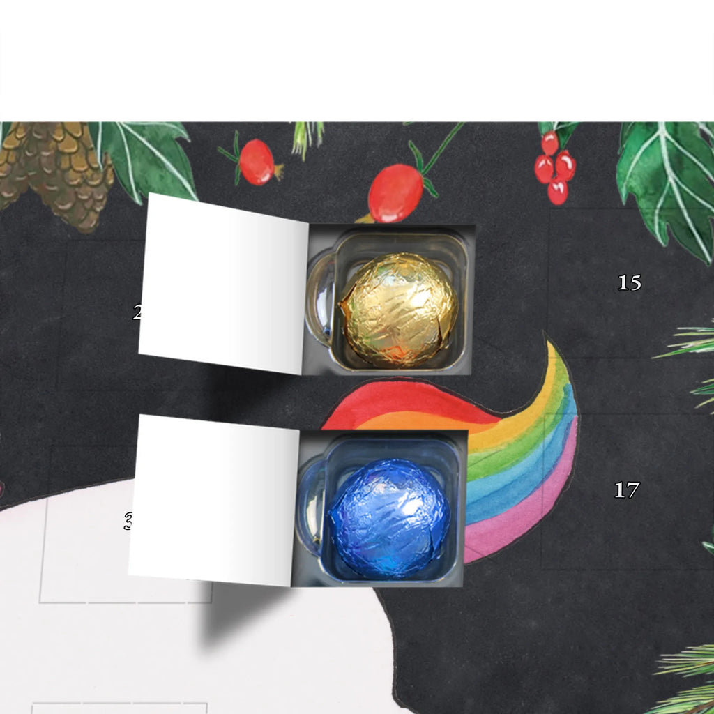 Chocolate advent calendar unicorn happy joy of life, fun, cheerful, joy
