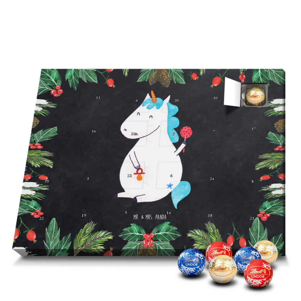 Chocolate advent calendar unicorn infant mother, offspring, first child, baby happiness, birthday, birth present, parents, birth gift, birth