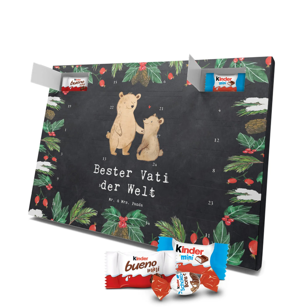Chocolate advent calendar bear World&#39;s Best Dad gift, birthday, gift idea, birthday present, giving, thank you, for, make you happy, gift tip, best, gift father, parents, Father, man, little thing