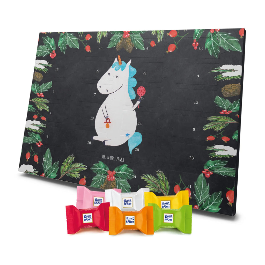 Chocolate advent calendar unicorn infant mother, offspring, first child, baby happiness, birthday, birth present, parents, birth gift, birth