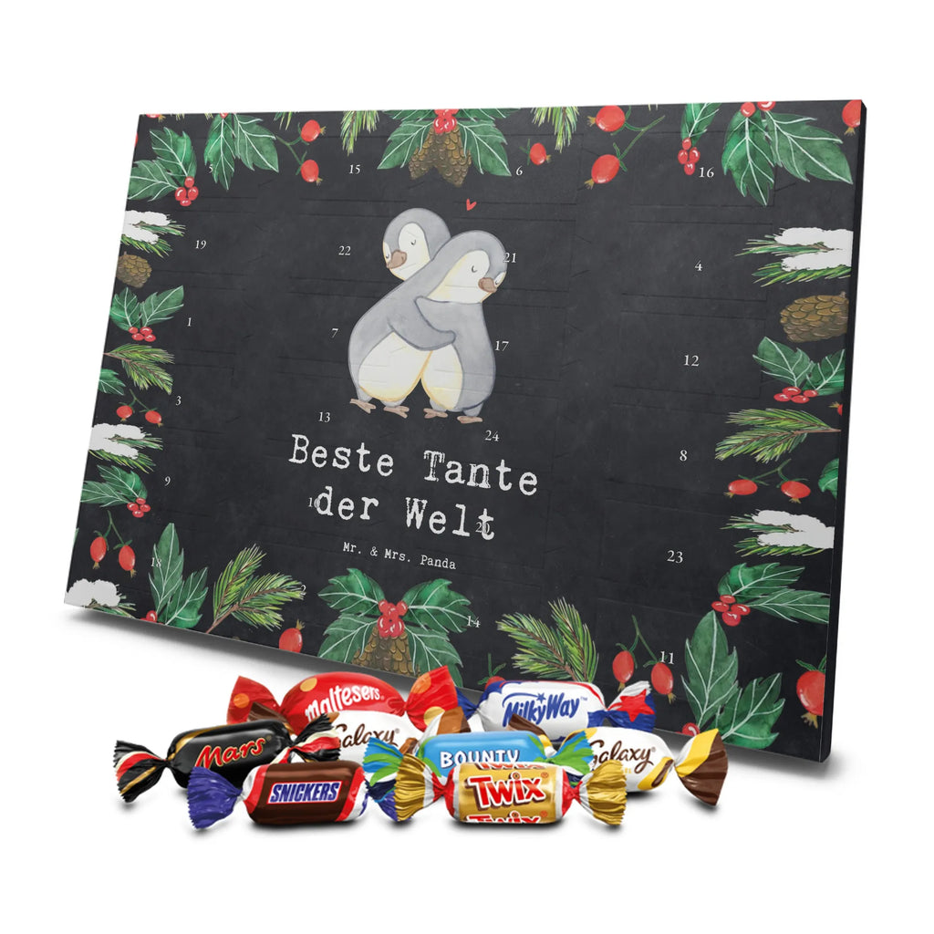 Chocolate advent calendar penguin best aunt in the world gift, birthday, gift idea, birthday present, giving, thank you, for, make you happy, gift tip, Aunt, christening partner, niece, favorite aunt, baptism, little thing, godfather aunt, godmother, nephew