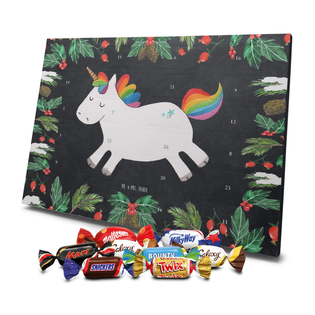 Chocolate advent calendar unicorn happy joy of life, fun, cheerful, joy